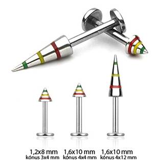 Šperky4U Labreta pruhy - LB01129-0304