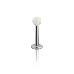 Šperky4U Piercing do brady - kulička 3 mm - LB1019-W