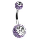 Šperky4U Piercing do pupíku - banánek - BA01072-AC