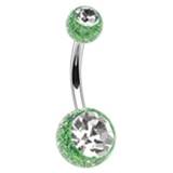 Šperky4U Piercing do pupíku - banánek - BA01072-CG