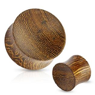 Šperky4U Plug do ucha Snake wood - PL01150-06