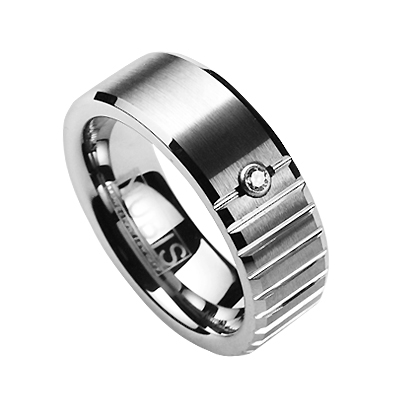 NUBIS® NWF1017 Dámský snubní prsten se zirkonem - velikost 52 - NWF1017-Zr-52