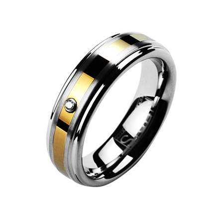NUBIS® NWF1024 Dámský snubní prsten se zirkonem - velikost 52 - NWF1024-Zr-52
