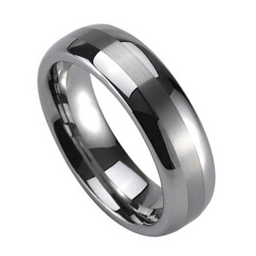 NUBIS® NWF1026 Dámský snubní prsten wolfram - velikost 49 - NWF1026-49