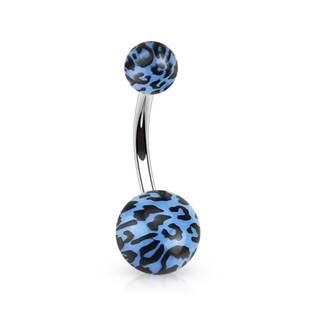 Šperky4U Piercing do pupíku - tygrovaný - BA01089-B