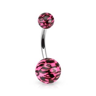 Šperky4U Piercing do pupíku - tygrovaný - BA01089-P