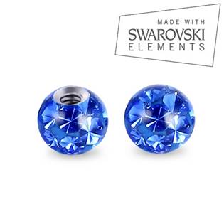 NUBIS® Náhradní kulička s krystaly Swarovski®, 3 mm, závit 1,2 mm - ND01023-03-B