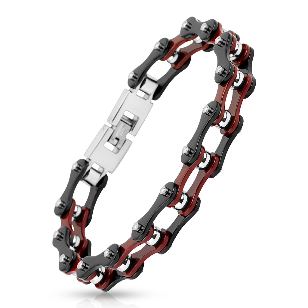 Šperky4U Pánský ocelový náramek - řetěz - OPA1025.0