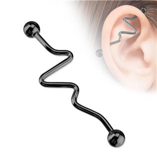 Šperky4U Industrial piercing 1,6 x 38 mm - ID01029-K