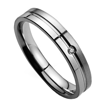 NUBIS® NSS1022 Dámský snubní prsten se zirkonem - velikost 57 - NSS1022-Zr-57