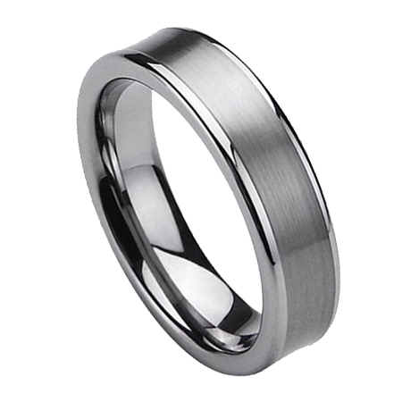 NUBIS® NWF1003 Pánský snubní prsten wolfram - velikost 65 - NWF1003-65