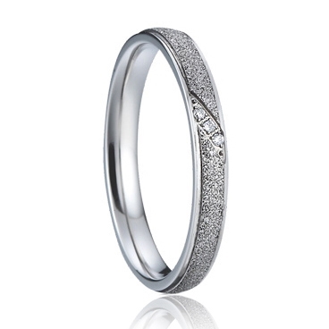 7AE AN1007 Dámský snubní prsten se zirkony - velikost 51 - AN1007-D-51