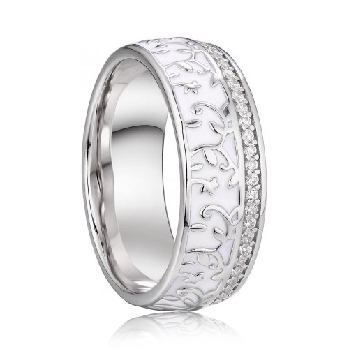 7AE AN1037 Dámský snubní prsten stříbro AG 925/1000 - velikost 51 - AN1037-D-51