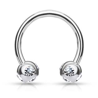 Šperky4U Piercing - podkova - PV01002-C