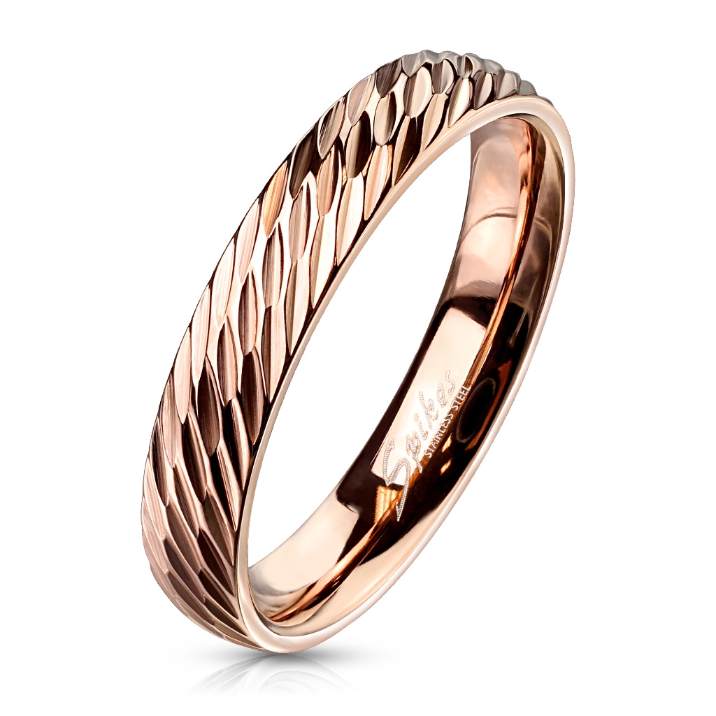 Šperky4U OPR1833 Dámský ocelový snubní prsten - velikost 57 - OPR1833-57