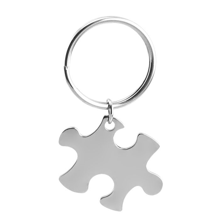 Šperky4U Ocelový přívěšek na klíče - puzzle - OPT1008-P