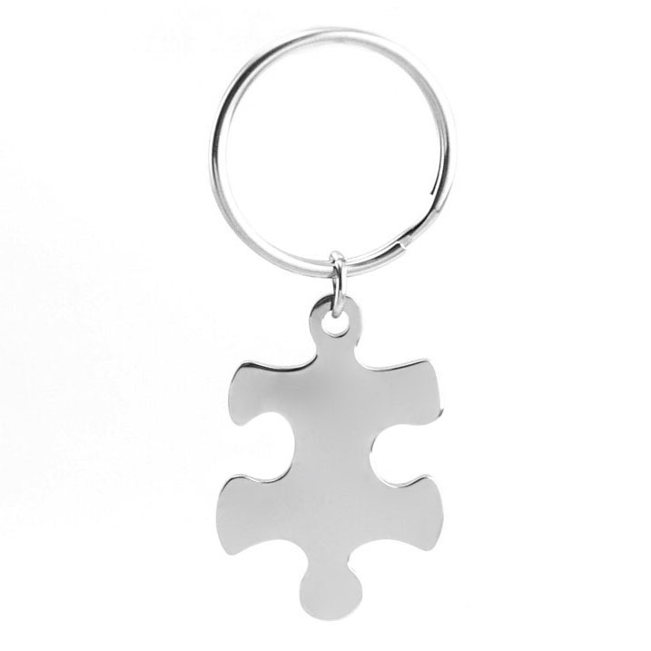 Šperky4U Ocelový přívěšek na klíče - puzzle - OPT1008-L