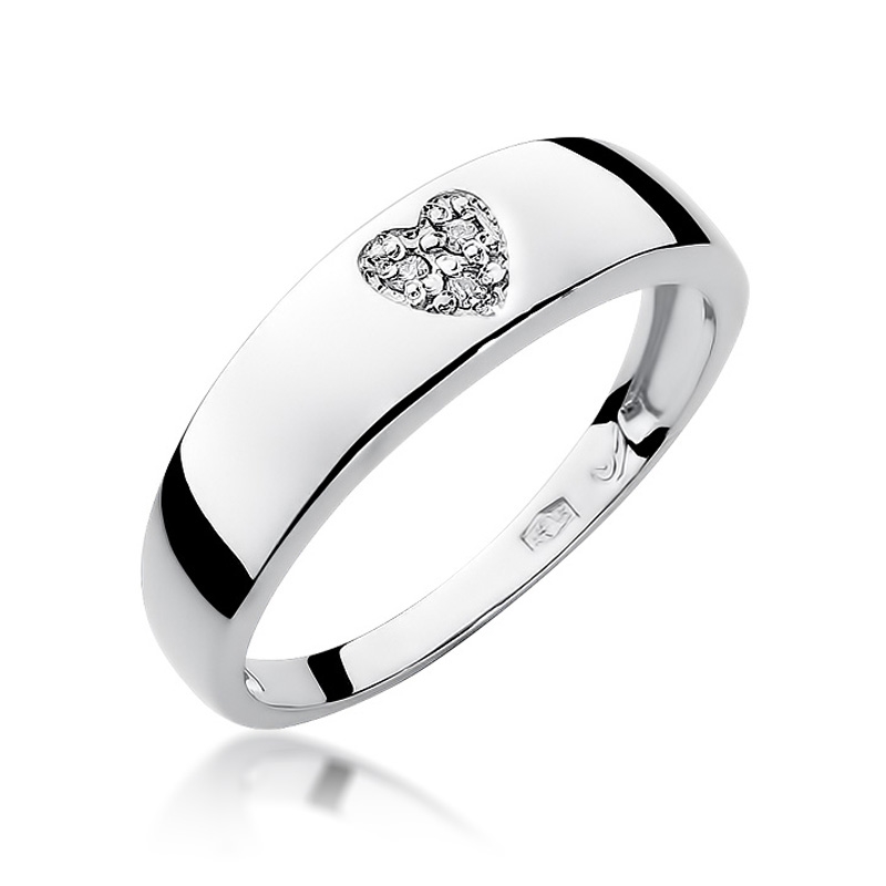 NUBIS® Zlatý zásnubní prsten s diamanty - velikost 58 - W-064W-58