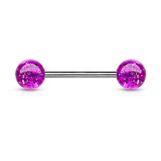 Šperky4U Piercing do jazyka akrylát - PJ01148-A