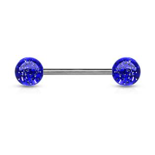 Šperky4U Piercing do jazyka akrylát - PJ01148-B