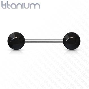 Šperky4U Piercing do jazyka TITAN - TIT1016-K