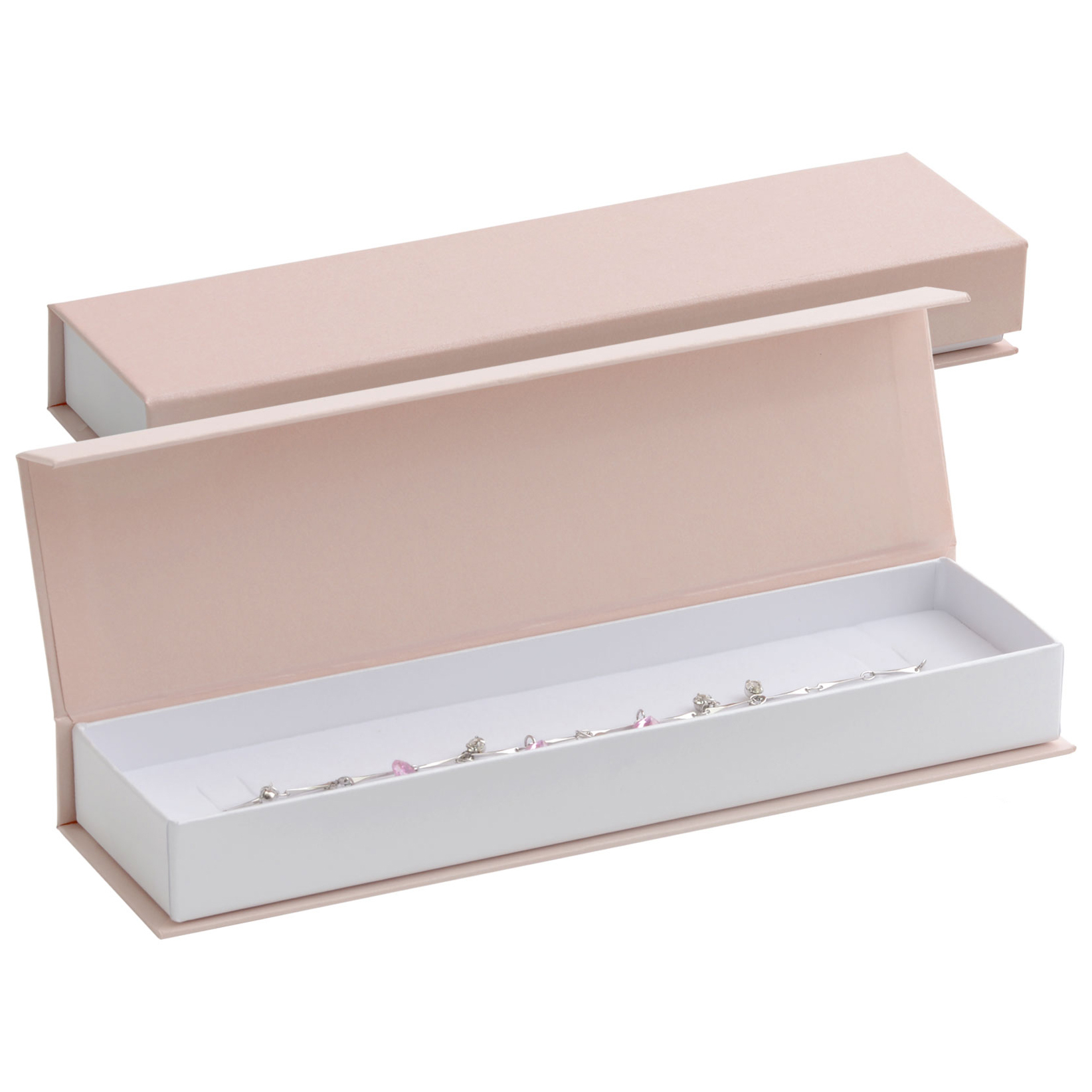 Šperky4U Dárková krabička na náramek růžová, magnetické zavírání - KR0384-P