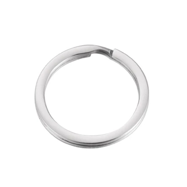 Šperky4U Ocelový kroužek na klíče, pr. 25 mm - KX0001-25
