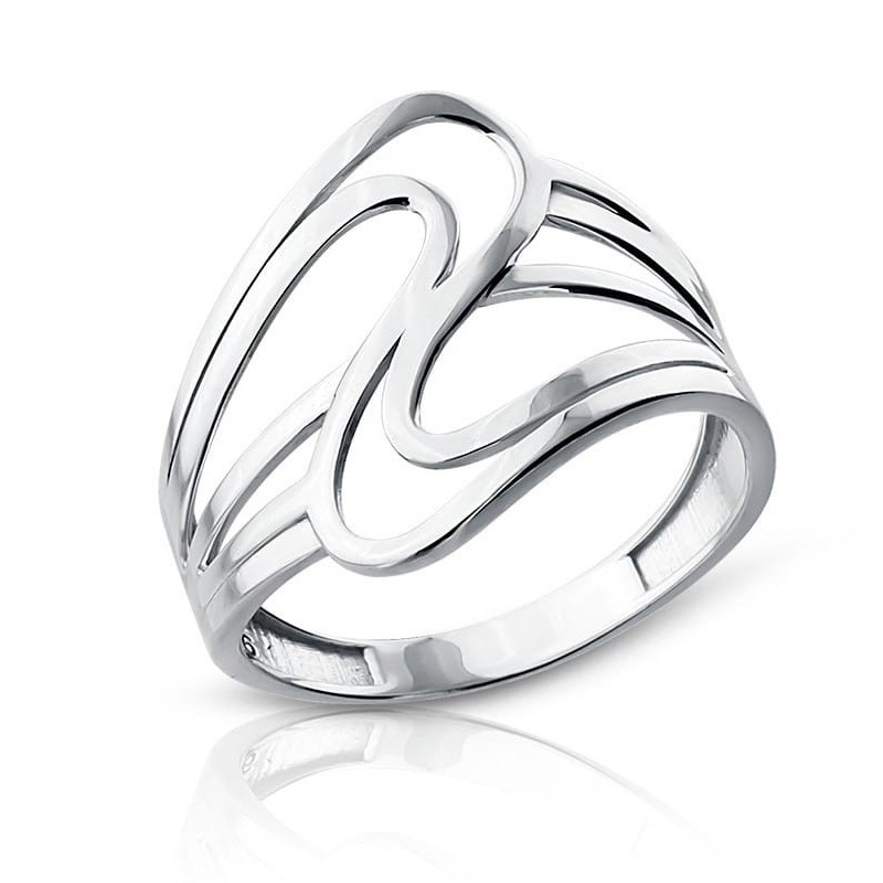 NUBIS® Stříbrný prsten - velikost 53 - NB-5507-53