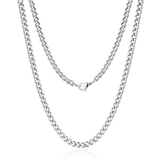 Šperky4U Ocelový řetízek, šíře 4 mm - OPE1092-040-50