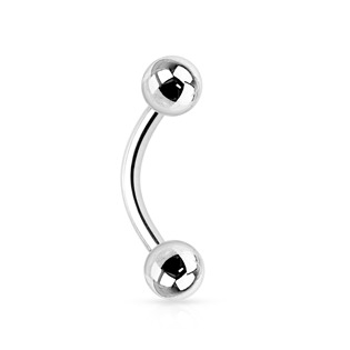 Šperky4U Piercing do obočí TITAN - TIT1013-12063