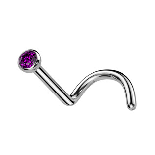 Šperky4U Piercing do nosu - TITAN - TIT1025-A