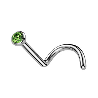 Šperky4U Piercing do nosu - TITAN - TIT1025-G