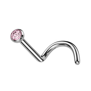 Šperky4U Piercing do nosu - TITAN - TIT1025-P