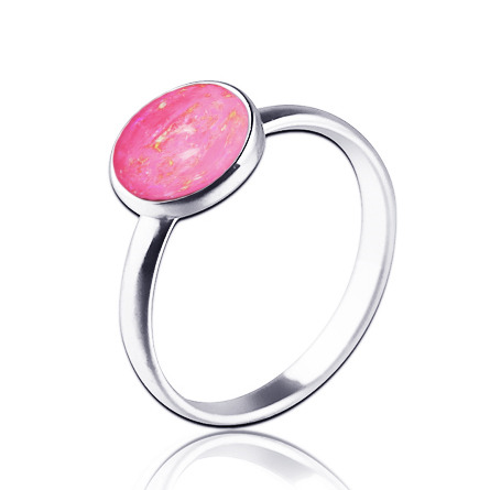 NUBIS® Stříbrný prsten s opálem - velikost 54 - NBP95-OP57-54