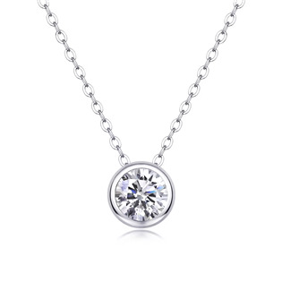 NUBIS® Stříbrný náhrdelník MOISSANIT - MN430