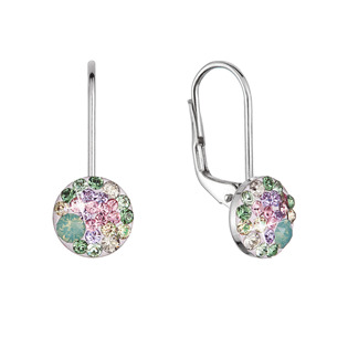 EVOLUTION GROUP CZ Stříbrné náušnice s krystaly Swarovski, Sakura - 31321.3