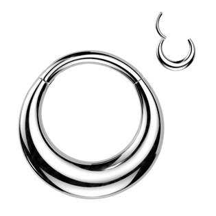 Šperky4U Segment kruh - helix / cartilage / tragus piercing - NS0064ST-1210