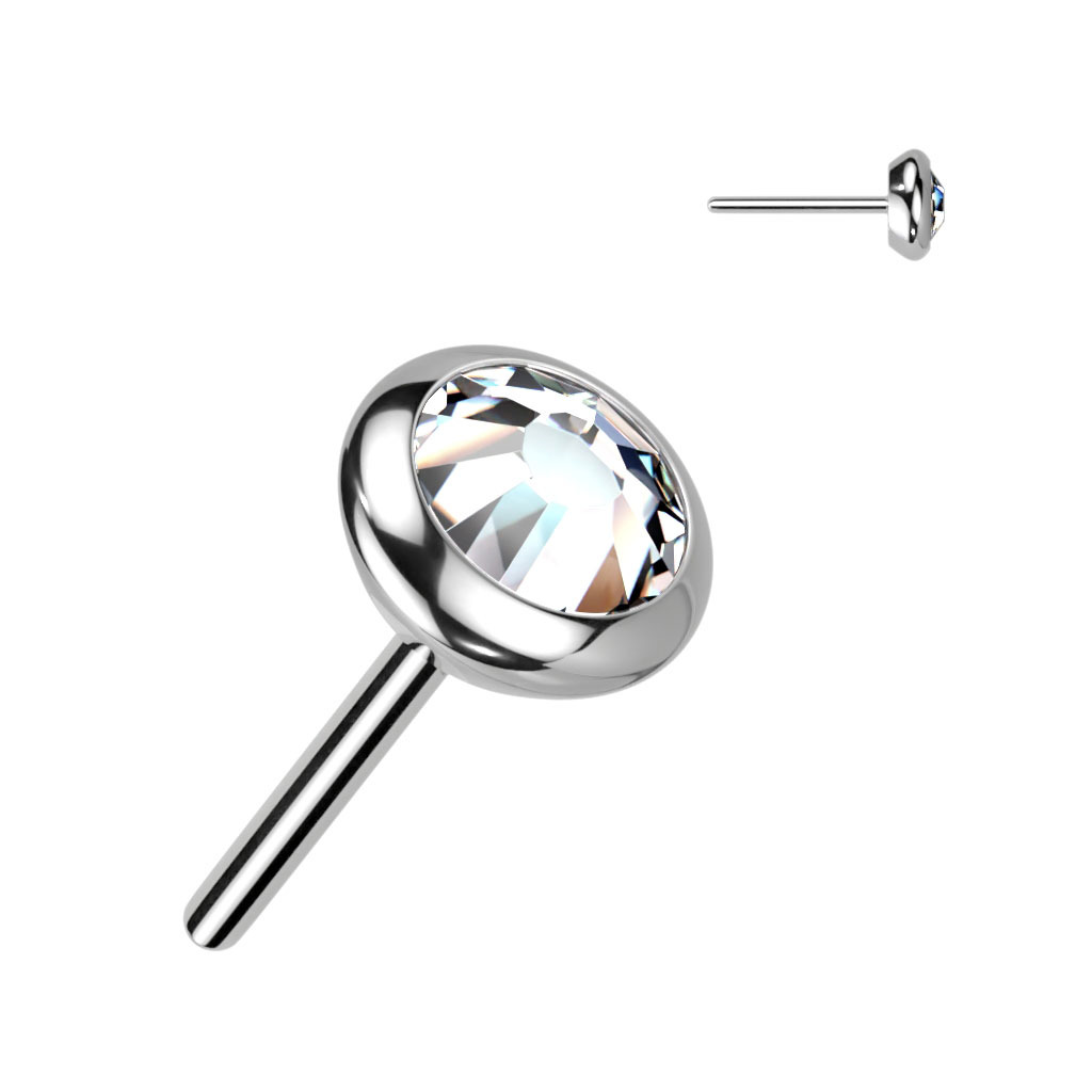 Šperky4U Náhradní kamínek k PUSH IN piercingu TITAN - TIT1242C-040