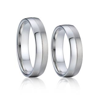 AN1008 Snubní prsteny chirurgická ocel - pár