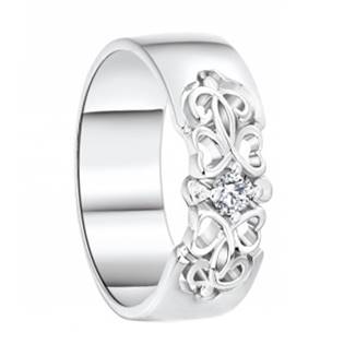 AN1044 Dámský stříbrný snubní prsten