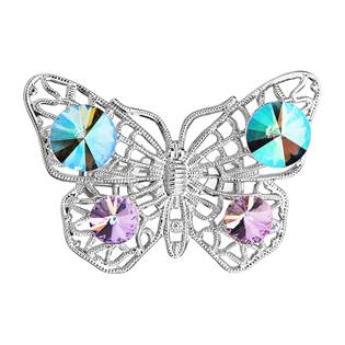 Brož motýl s kamínky Crystals From Swarovski®