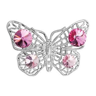 Brož motýl s kamínky Crystals From Swarovski®