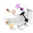 Cartilage tragus piercing placička