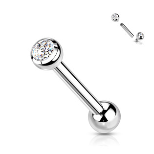 Cartilage piercing se zirkonem, TITAN