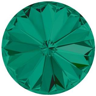 Crystals from Swarovski® RIVOLI 12 mm - EMERALD