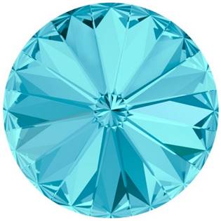 Crystals from Swarovski® RIVOLI 14 mm, AQUAMARINE