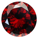 CZ Kubický zirkon - Garnet, 100 ks