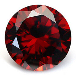 CZ Kubický zirkon - Garnet, pr. 1.00 mm