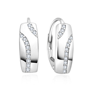 Dámské stříbrné náušnice