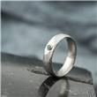 Snubní ocelový prsten smaragd FOTO3